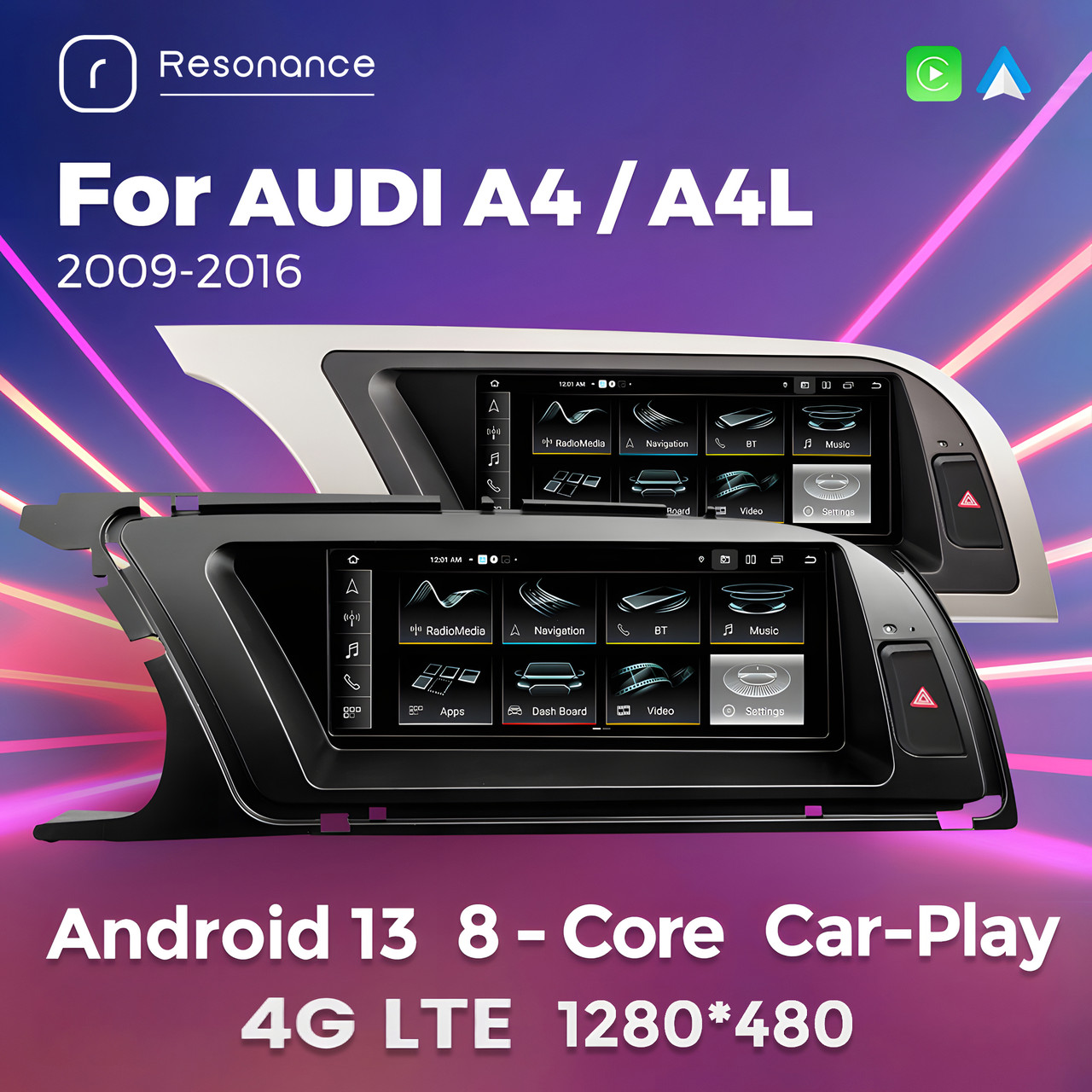 5267070869_shtatna-magnitola-audi Штатна магнітола Audi A4, A4L (B8) (2013-2016) High (8/128) 360 - Зображення 1