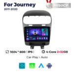 Штатна магнітола Dodge Journey 1 (2011-2020) M160 (2/32 Гб), HD (1280x720) IPS, GPS + CarPlay
