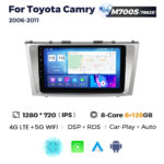 Штатна магнітола Toyota Camry 6 (XV40) (2006-2011) M700 (8/128 Гб), 2K (2000x1200) QLED, GPS + 4G + CarPlay