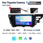 Штатна магнітола Toyota Camry 8 (XV70) (2017-2020) M600 (6/128 Гб), 2K (2000x1200) QLED, GPS + 4G + CarPlay