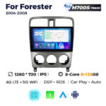 Штатна магнітола Subaru Forester 2 (SG) (2004-2008) M700 (8/128 Гб), 2K (2000x1200) QLED, GPS + 4G + CarPlay
