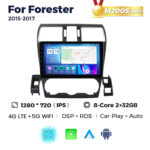 Штатна магнітола Subaru Forester 4 (SJ) (2015-2017) M200 (2/32 Гб), HD (1280x720) QLED, GPS + 4G + CarPlay