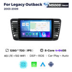 Штатна магнітола Subaru Legacy 4, Outback 3 (2003-2009) M500 (4/64 Гб), 2K (2000x1200) QLED, GPS + 4G + CarPlay