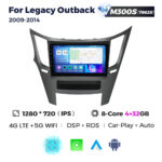 Штатна магнітола Subaru Legacy 5, Outback 4 (2009-2014) M300 (4/32 Гб), HD (1280x720) QLED, GPS + 4G + CarPlay