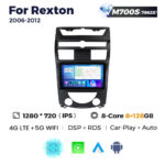 Штатна магнітола SsangYong Rexton 1 (2006-2012) M700 (8/256 Гб), 2K (2000x1200) QLED, GPS + 4G + CarPlay