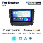 Штатна магнітола SsangYong Rexton 2 (2018+) M700 (8/128 Гб), 2K (2000x1200) QLED, GPS + 4G + CarPlay