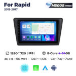 Штатна магнітола Skoda Rapid (2012-2017) M500 (4/64 Гб), 2K (2000x1200) QLED, GPS + 4G + CarPlay