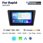 Штатна магнітола Skoda Rapid (2012-2017) M700 (8/128 Гб), 2K (2000x1200) QLED, GPS + 4G + CarPlay