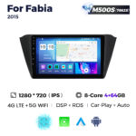 Штатна магнітола Skoda Fabia 3 (NJ) (2015-2019) M500 (4/64 Гб), 2K (2000x1200) QLED, GPS + 4G + CarPlay