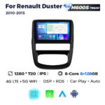Штатна магнітола Renault Duster (2010-2015) M600 (6/128 Гб), 2K (2000x1200) QLED, GPS + 4G + CarPlay
