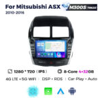 Штатна магнітола Mitsubishi ASX (2010-2016) M300 (4/32 Гб), 2K (2000x1200) QLED, GPS + 4G + CarPlay