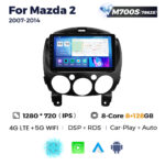 Штатна магнітола Mazda 2 (2007-2014) M700 (8/128 Гб), 2K (2000x1200) QLED, GPS + 4G + CarPlay
