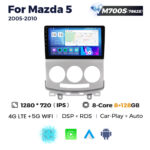 Штатна магнітола Mazda 5 (2005-2010) M700 (8/128 Гб), 2K (2000x1200) QLED, GPS + 4G + CarPlay