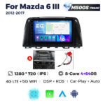 Штатна магнітола Mazda 6 (2012-2017) M500 (4/64 Гб), HD (1280x720) QLED, GPS + 4G + CarPlay