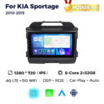 Штатна магнітола Kia Sportage 3 (SL) (2010-2015) M200 (2/32 Гб), 2K (2000x1200) QLED, GPS + 4G + CarPlay