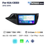 Штатна магнітола Kia Ceed 2 (JD) (2012-2016) M700 (8/128 Гб), 2K (2000x1200) QLED, GPS + 4G + CarPlay