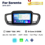 Штатна магнітола Kia Sorento 3 (2014-2017) M200 (2/32 Гб), 2K (2000x1200) QLED, GPS + 4G + CarPlay