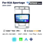 Штатна магнітола Kia Sportage 2 (JE) (2004-2007) M700 (8/128 Гб), 2K (2000x1200) QLED, GPS + 4G + CarPlay