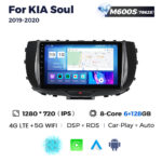 Штатна магнітола Kia Soul 3 (2019-...) M600 (6/128 Гб), 2K (2000x1200) QLED, GPS + 4G + CarPlay