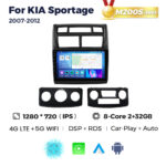 Штатна магнітола Kia Sportage 2 (JE) (2007-2010) M200 (2/32 Гб), 2K (2000x1200) QLED, GPS + 4G + CarPlay