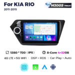 Штатна магнітола Kia Rio 3 (K2) (2011-2015) M300 (4/32 Гб), 2K (2000x1200) QLED, GPS + 4G + CarPlay