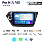 Штатна магнітола Kia Rio 3 (K2) (2011-2015) M700 (8/128 Гб), 2K (2000x1200) QLED, GPS + 4G + CarPlay
