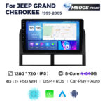 Штатна магнітола Jeep Grand Cherokee (1998-2004) M500 (4/64 Гб), 2K (2000x1200) QLED, GPS + 4G + CarPlay
