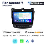 Штатна магнітола Honda Аccord 7 (2003-2008) M700 (8/128 Гб), 2K (2000x1200) QLED, GPS + 4G + CarPlay