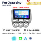 Штатна магнітола Honda Jazz 2, City 4 (2002-2007) M200 (2/32 Гб), 2K (2000x1200) QLED, GPS + 4G + CarPlay