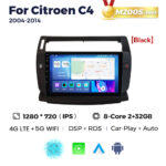 Штатна магнітола Citroen C4 1 (2004-2010) M200 (2/32 Гб), HD (1280x720) QLED, GPS + 4G + CarPlay