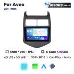 Штатна магнітола Chevrolet Aveo 2 (T300) (2011-2015) M500 (4/64 Гб), 2K (2000x1200) QLED, GPS + 4G + CarPlay