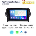 Штатна магнітола Toyota Fortuner (AN160) (2015-2020) M200 (2/32 Гб), 2K (2000x1200) QLED, GPS + 4G + CarPlay