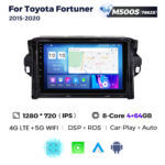 Штатна магнітола Toyota Fortuner (AN160) (2015-2020) M500 (4/64 Гб), 2K (2000x1200) QLED, GPS + 4G + CarPlay