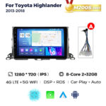 Штатна магнітола Toyota Highlander 3 (XU50) (2013-2018) M200 (2/32 Гб), 2K (2000x1200) QLED, GPS + 4G + CarPlay