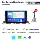 Штатна магнітола Toyota Highlander 3 (XU50) (2013-2018) M500 (4/64 Гб), HD (1280x720) QLED, GPS + 4G + CarPlay