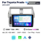 Штатна магнітола Toyota Land Cruiser Prado (J150) (2013-2017) M300 (4/32 Гб), HD (1280x720) QLED, GPS + 4G + CarPlay