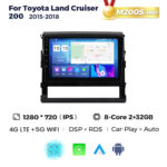 Штатна магнітола Toyota Land Cruiser 200 (2015-2018) M200 (2/32 Гб), 2K (2000x1200) QLED, GPS + 4G + CarPlay