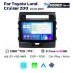 Штатна магнітола Toyota Land Сruiser 200 (2008-2015) M300 (4/32 Гб), 2K (2000x1200) QLED, GPS + 4G + CarPlay