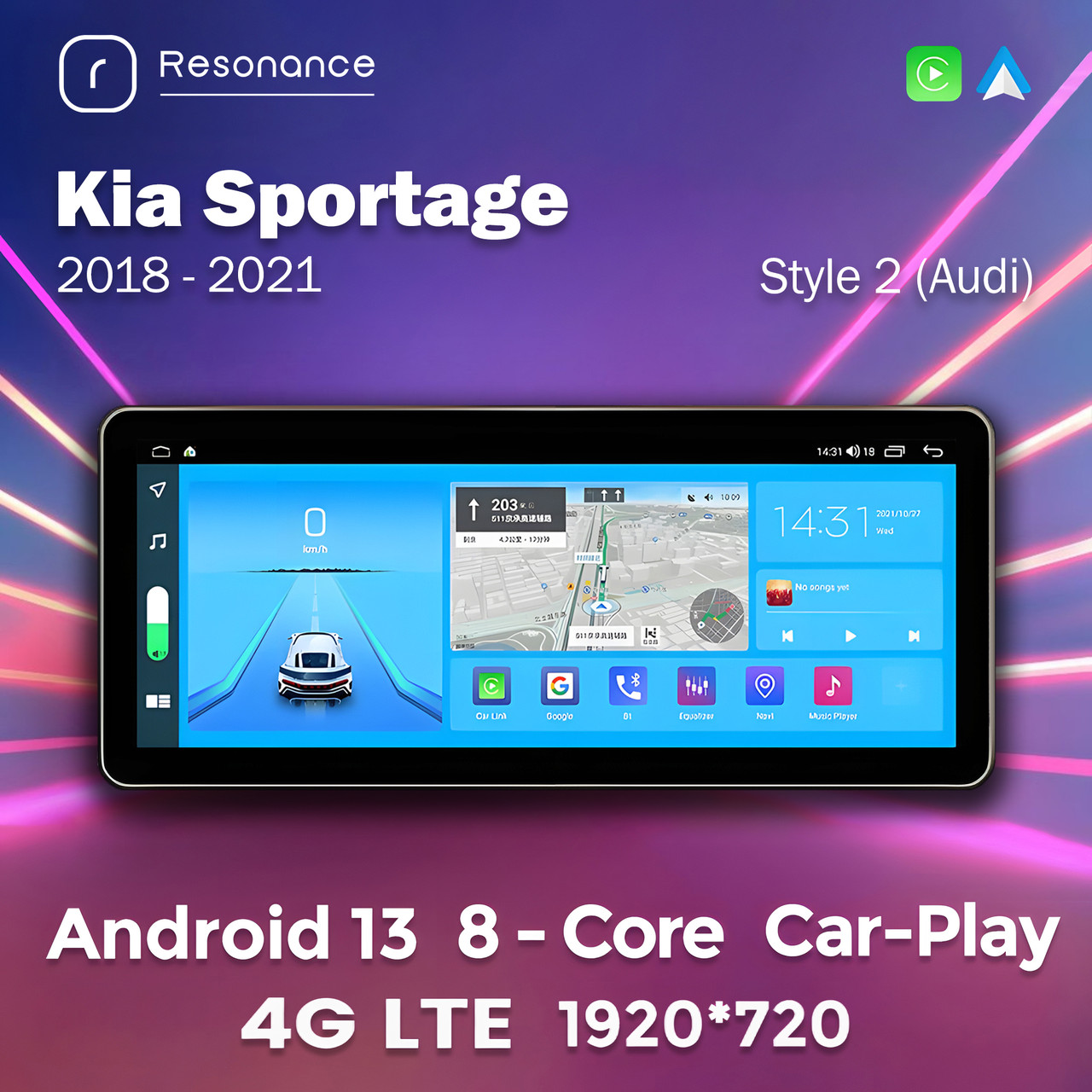5440054497_shtatna-magnitola-kia Штатна магнітола Kia Sportage (QL) (2018-2021) (4/32) Стиль 2 (Audi) - Зображення 1