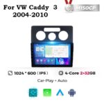 Штатна магнітола Volkswagen Caddy (2004-2010) M160 (2/32 Гб), HD (1280x720) QLED, GPS + CarPlay