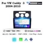 Штатна магнітола Volkswagen Caddy (2004-2010) M300 (4/32 Гб), 2K (2000x1200) QLED, GPS + 4G + CarPlay