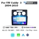 Штатна магнітола Volkswagen Caddy (2004-2010) M500 (4/64 Гб), 2K (2000x1200) QLED, GPS + 4G + CarPlay