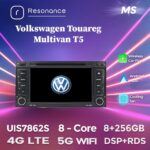 Магнітола для Volkswagen Touareg та Multivan T5 (Android 9.1, GPS-навігація, DVD, 7-дюймовий екран)