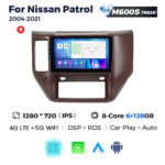 Штатна магнітола Nissan Patrol (Safari, Y62) (2011-2015) M600 (6/128 Гб), 2K (2000x1200) QLED, GPS + 4G + CarPlay