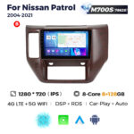 Штатна магнітола Nissan Patrol (Safari, Y62) (2011-2015) M700 (8/128 Гб), 2K (2000x1200) QLED, GPS + 4G + CarPlay