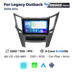 Штатна магнітола Subaru Legacy 5, Outback 4 (2009-2014) M600 (6/128 Гб), 2K (2000x1200) QLED, GPS + 4G + CarPlay