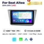 Штатна магнітола Seat Altea (2004-2015) M200 (2/32 Гб), 2K (2000x1200) QLED, GPS + 4G + CarPlay