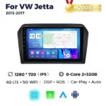 Штатна магнітола Volkswagen Jetta 6 (2013-2017) M200 (2/32 Гб), 2K (2000x1200) QLED, GPS + 4G + CarPlay