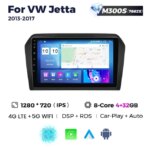 Штатна магнітола Volkswagen Jetta 6 (2013-2017) M300 (4/32 Гб), 2K (2000x1200) QLED, GPS + 4G + CarPlay