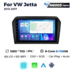 Штатна магнітола Volkswagen Jetta 6 (2013-2017) M600 (6/128 Гб), 2K (2000x1200) QLED, GPS + 4G + CarPlay